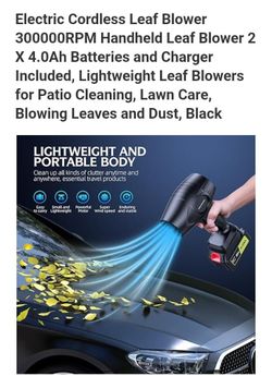 Cordless Leaf Blower 🌿🍀