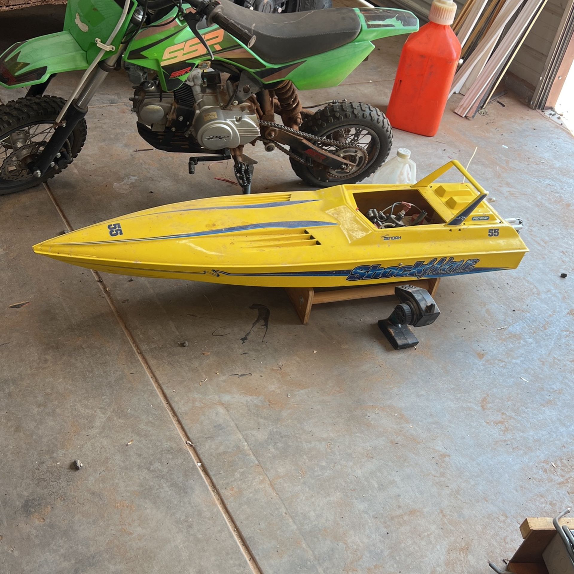 Big Rc Boat 2 Stroke