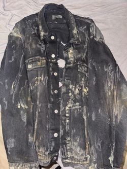 Balenciaga, jean jacket and T-shirt