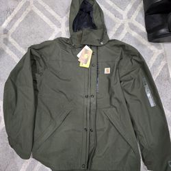 CARHARTT J162 SHORLINE JACKET HD RAIN JACKET