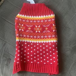 Christmas Dog Sweater - Size Small