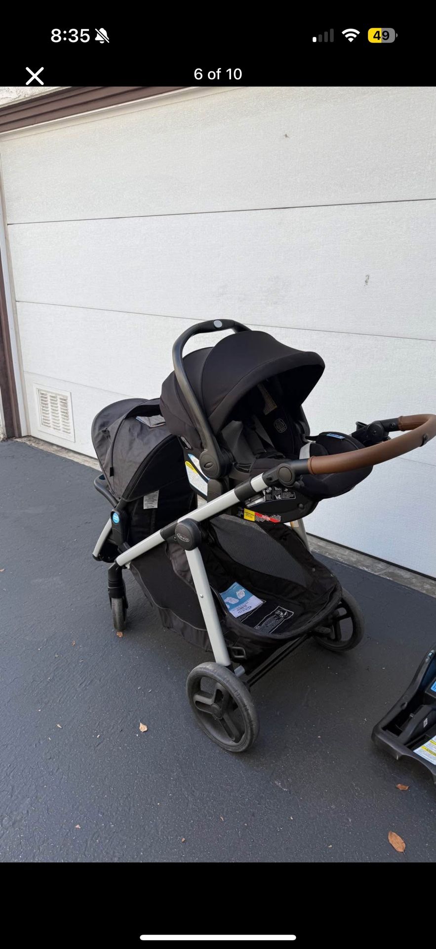 Double Stroller Combo with car seat