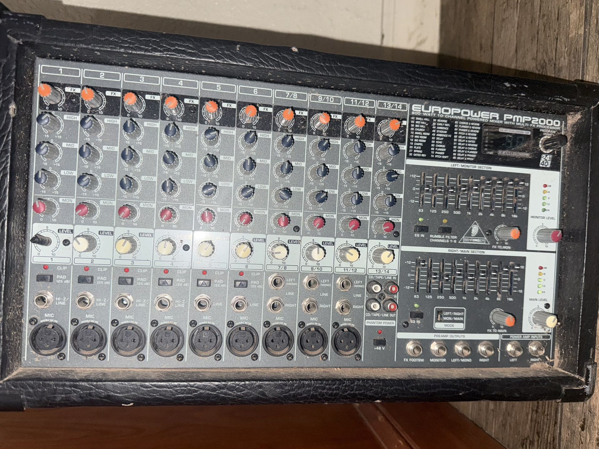 Stage Speakers And FX amplifier