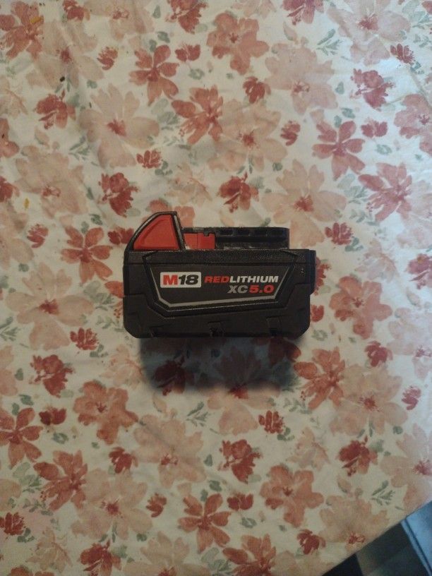 Milwaukee Red Lithium XC 5.0 Rechargeable Battery