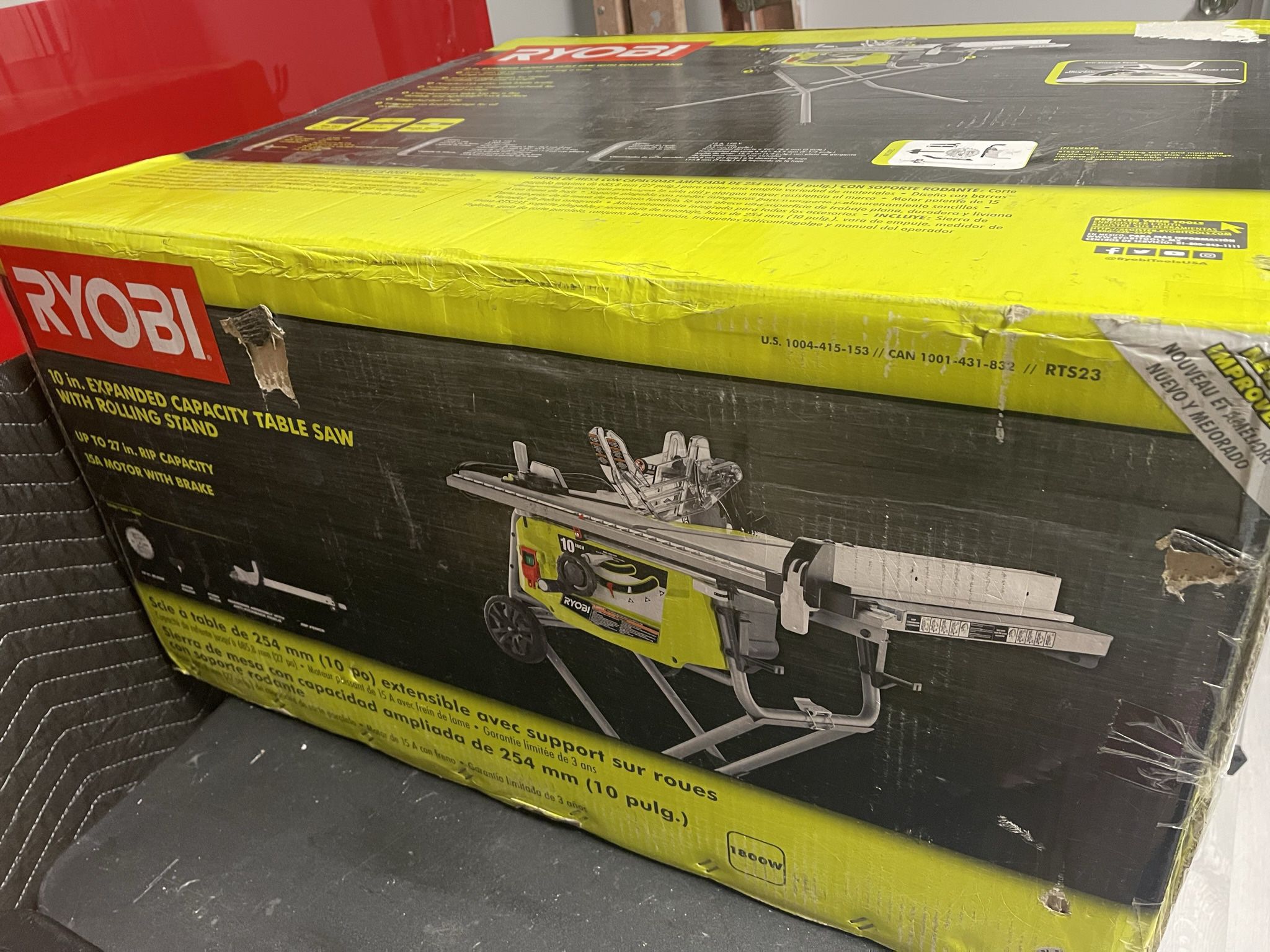 10” Expanded Capacity Table Saw