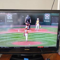 32 inch Sylvania TV with remote control