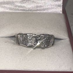 💎 Stunning 2.4 CT Diamond Ring in 14K White Gold – Elegant & Timeless