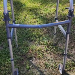 Adjustable Aluminum Rolling Walker With Wheels. My Favorite Kind and It Folds! East, West or North