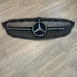 2017 Oem Amg Grille For C Class Mercedes 