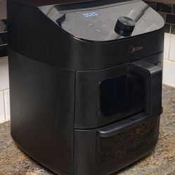 MIDEA 11-QT TWO-ZONE AIR FRYER OVEN - TESTED & WORKING