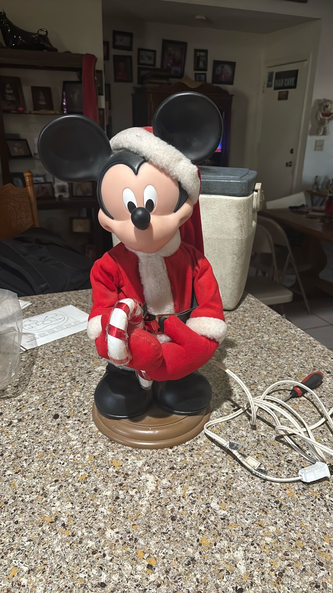 Vintage Disney Mickey Mouse Animated 20” Tall