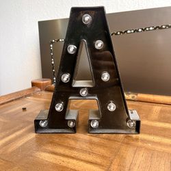 Letter “A” Light LED
