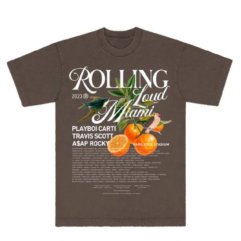 Rolling Loud Miami 2023 Lineup T-Shirt