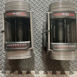 Powerblock Sport 50 Adjustable Dumbbells 