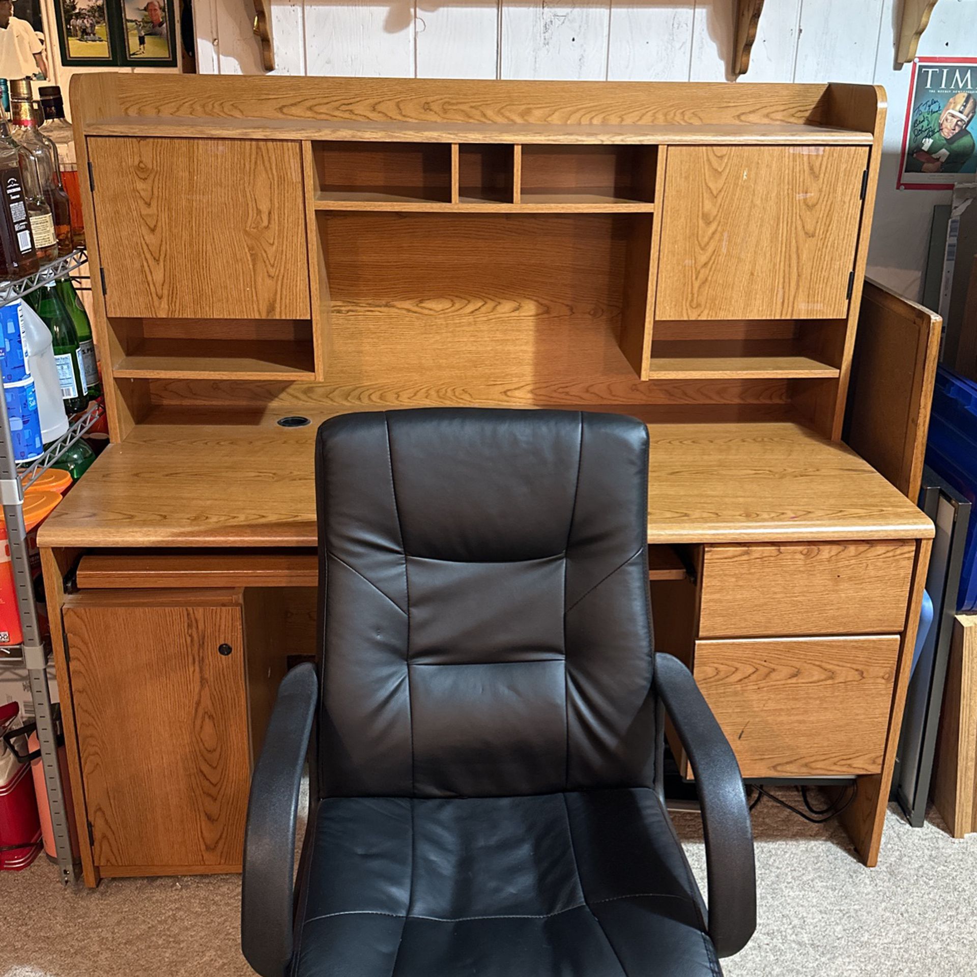 Desk With Office Chair