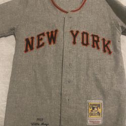 NY Mitchell & Ness Cooperston Authentic Collection 1951 Willie Mays Jersey