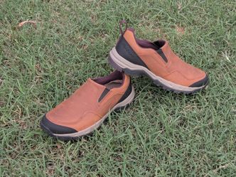 Ariat Hillsdale Slip On Leather Shoes Womens Size 6.5 B Brown ATS Comfort VGC