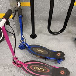🛴 Razor Electric Scooters (Pink & Blue) – As-Is – Cash Only – Westfield, NJ