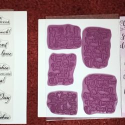 Brand New Sediment Stamp Sets