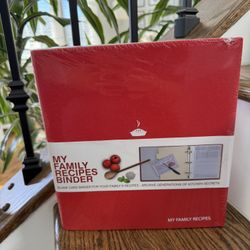 Recipe Binder - Brand New - Still In Plastic Wrap