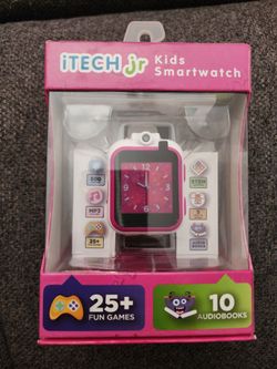Itech jr Children's Girls Earbuds & Smartwatch Set