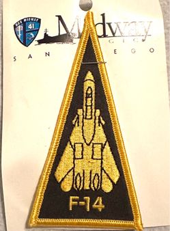 USS Midway Museum F-14 Tomcat Souvenir Patch