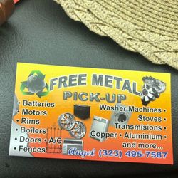 METAL PICKUP SCRAP FREEE