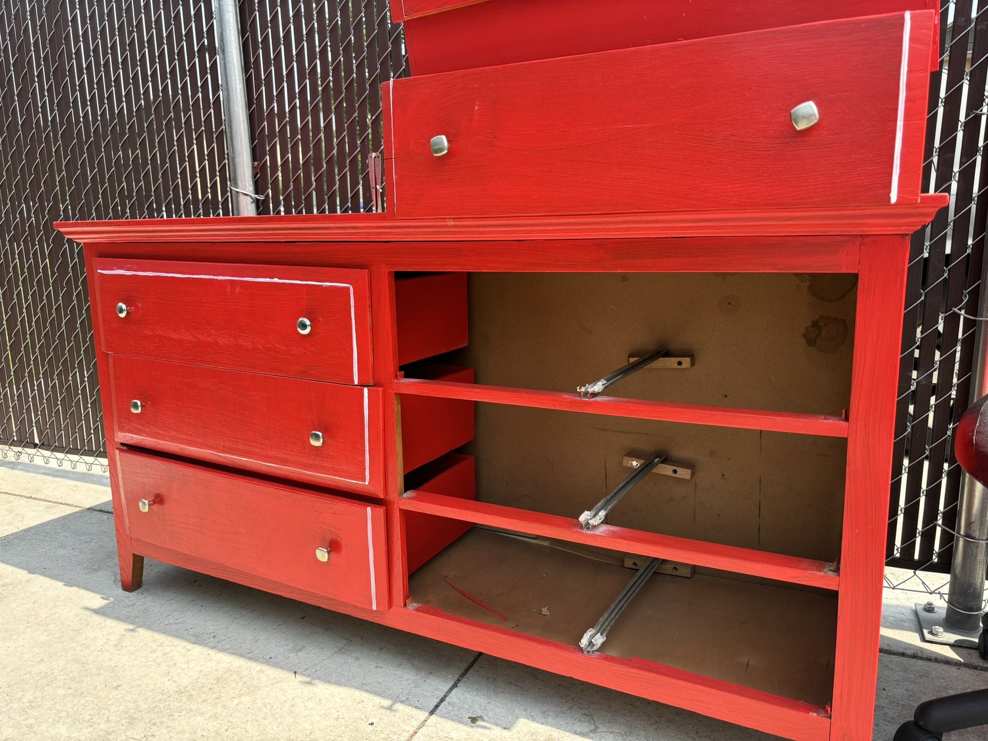 Wood dresser