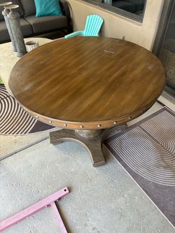 Wood Table  42W x 31 H