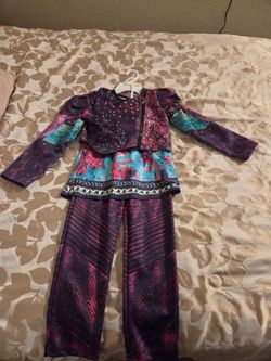 Kids Descendants Mal Halloween Costume Set