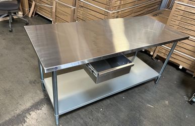 Call us for more sizes brand new stailess work tables with drawer 350