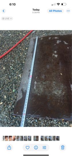 Heavy duty steel metal 5foot x 4 foot R400 1 inch thick