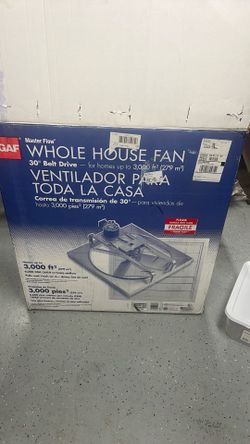 Whole house fan