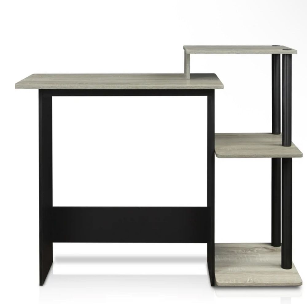 Small Grey Word And Black Desk 