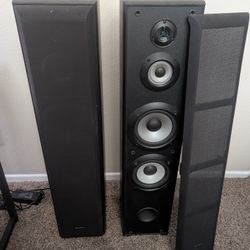 Sony SS-F6000P Floor Standing  Speakers (Black,  Pair)