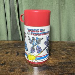 1987 Has to Transformers Thermos 