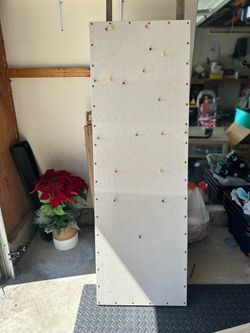 large fabric bulletin board / pin board
