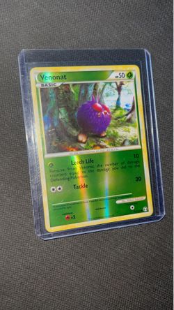 Pokemon Cards HeartGold & SoulSilver Triumphant Venonat Reverse Holo