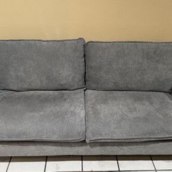 Grey Fabric Couch NEED GONE