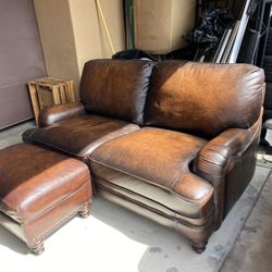 Leather Loveseat Sofa