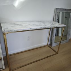 Marble console table