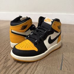 Nike Air Jordan 1 Retro High Taxi Black Sail 11c