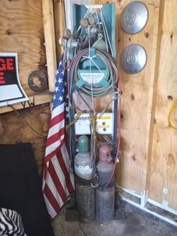 Prest-O-Lite Kangaroo Kart Oxy-Acetylene Welding Set