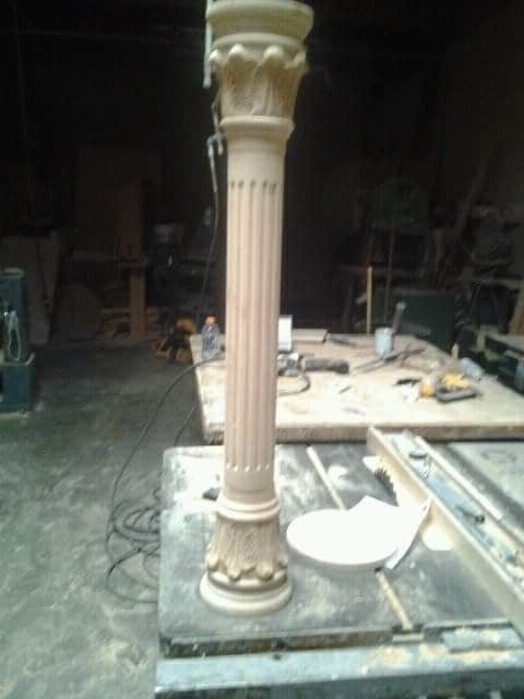 Wood Columns And Corvels