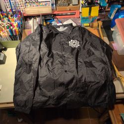 Breaking Benjamin XL Button Up Collared Windbreaker Unisex