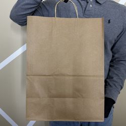13x7x17 brown paper bags with handle