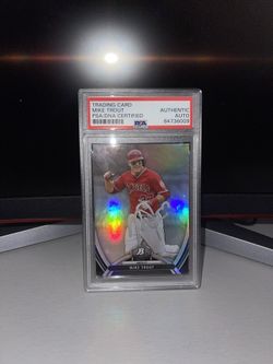 Mike Trout Autographed Baseball Card