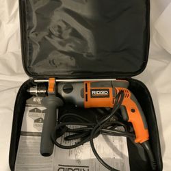Rigid 8.5 Amp Corder 1/2 In Heavy Duty Hammer Drill 2-Speed NEW