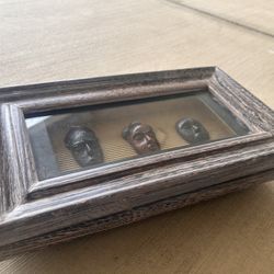 Vintage Tribal Masks Shadow Box