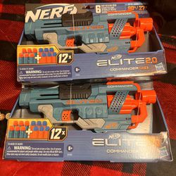 2 Elite 2.0 Commander Nerf Guns